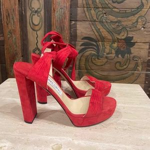 Jimmy Choo Ankle-wrap sandals.. Like New 41/10.5